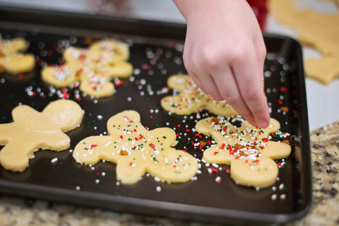 commercial racks of cookies